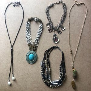 5 necklace bundle ! PERFECT CONDITION!